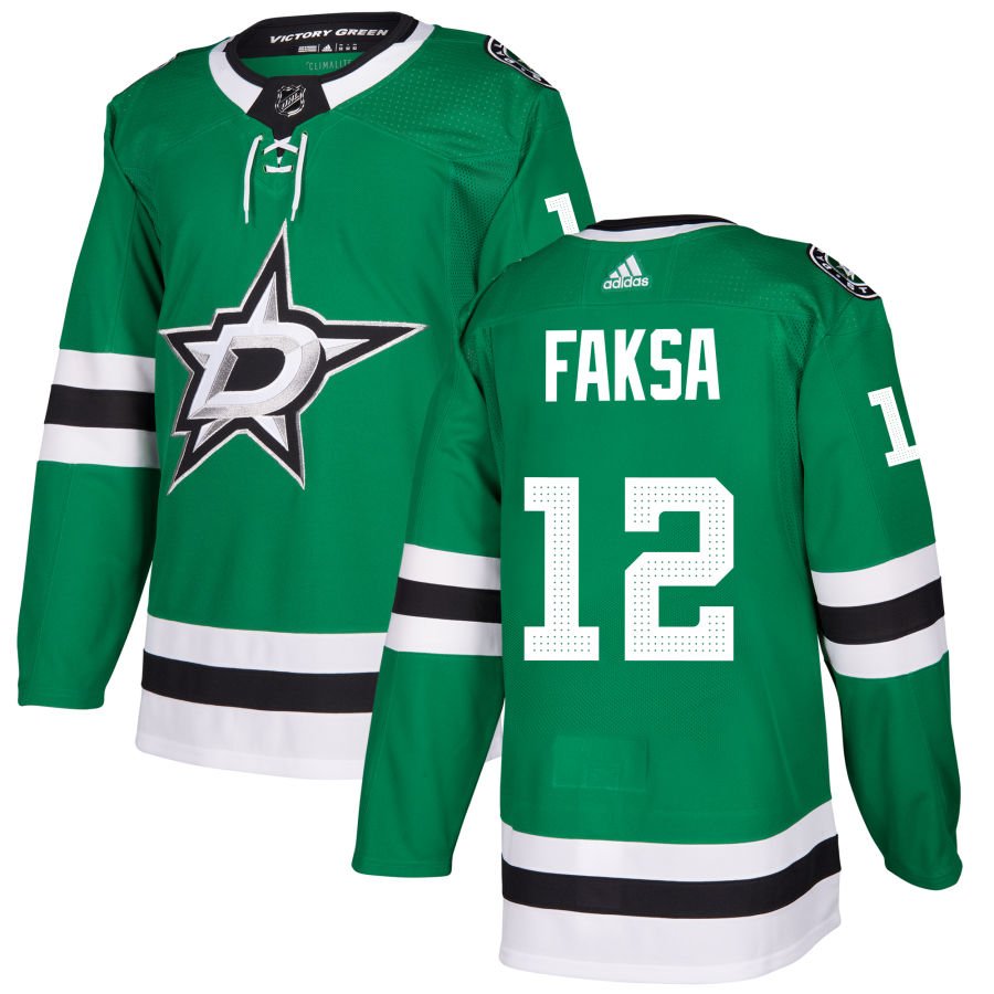 Dallas Stars #12 Radek Faksa Green Home Authentic Pro Jersey